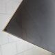 Vintage 1970 coffee table in bronze & glass with goat's foot legs 70s chic