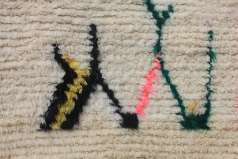 Handmade runner rug 300cm x 100cm