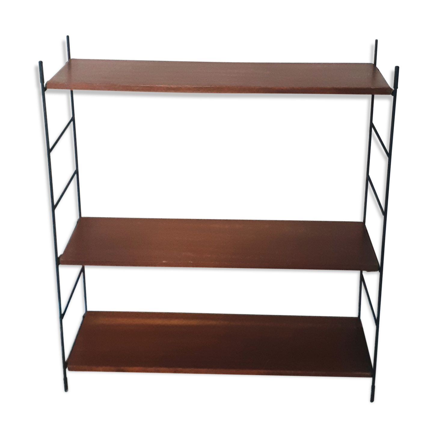 Teak string shelf