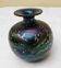 Vase boule en verre de murano signé melina