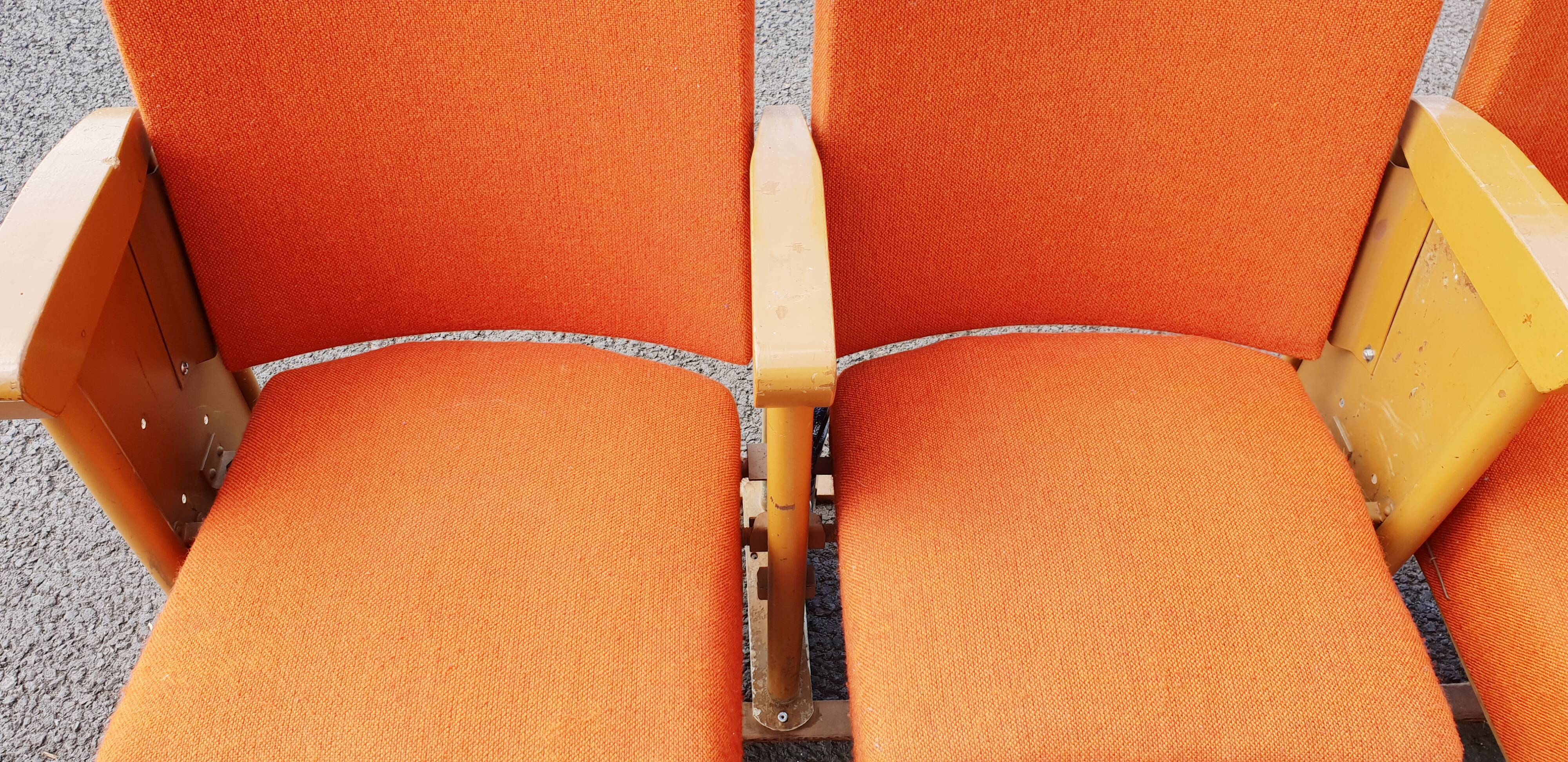 Vintage cinema chairs