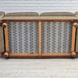 1970s, Danish 2-seater sofa, original condition, furniture wool, bentwood.