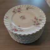 Assiettes porcelaine de Limoges
