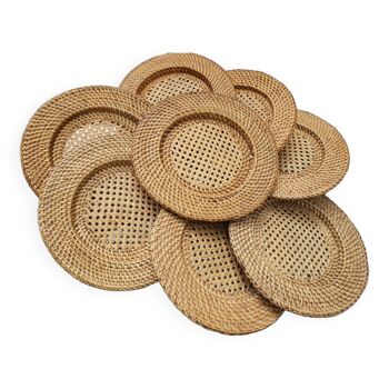 Rattan plates