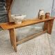 Antique wooden side table bench rural TV cabinet 40 x 200 cm