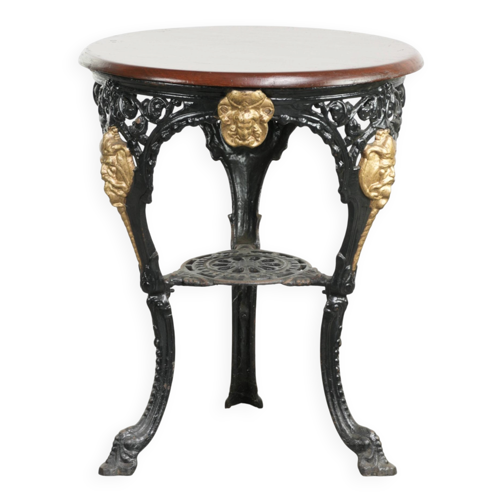 Antique English bistro/side table from the early 20th century