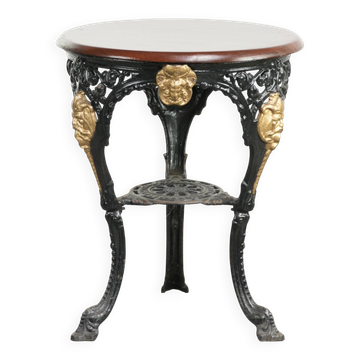 Antique English bistro/side table from the early 20th century