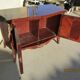 Dresser 2 doors Louis XV inlaid and painted