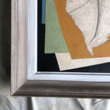 Large painting on panel