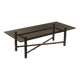 Table basse vintage design L. Levi McGuire en bambou, Italie, années 1980