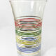 Set of 8 fifties glasses H12cm