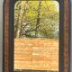 Louis Philippe mirror, beautiful format, trompe l'oeil faux bois