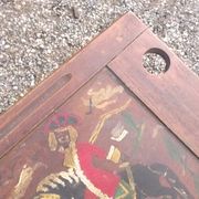 School desk Art-nouveau folding