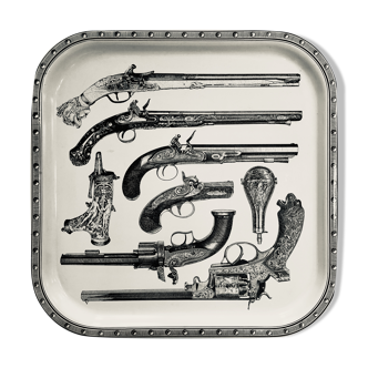 "Gun" plate -P. Fornasetti