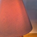 Solid wood ball table lamp