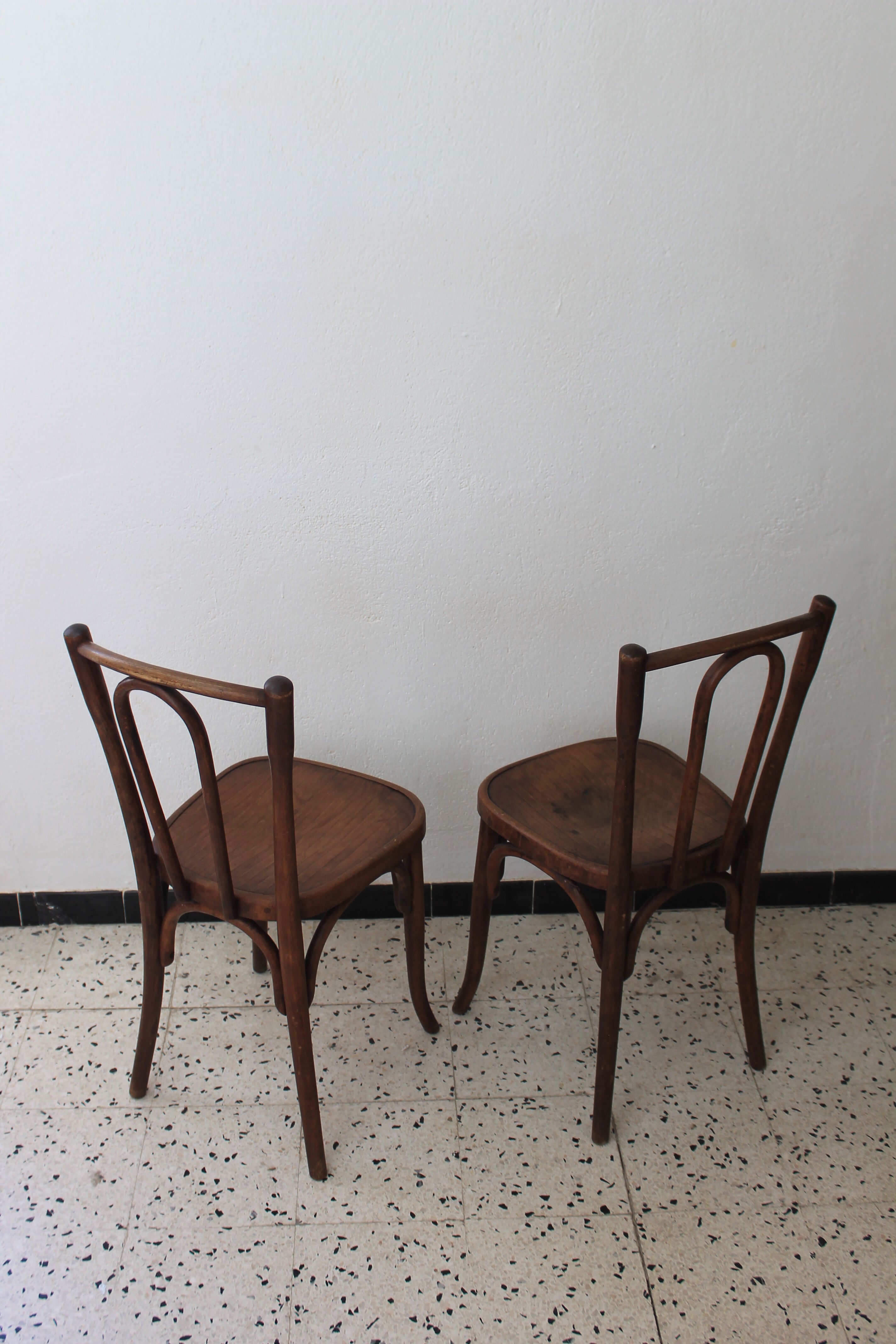 Pair of Fischel bistro chairs