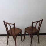 Pair of Fischel bistro chairs