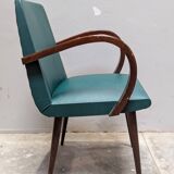 Bridge chair with compass legs