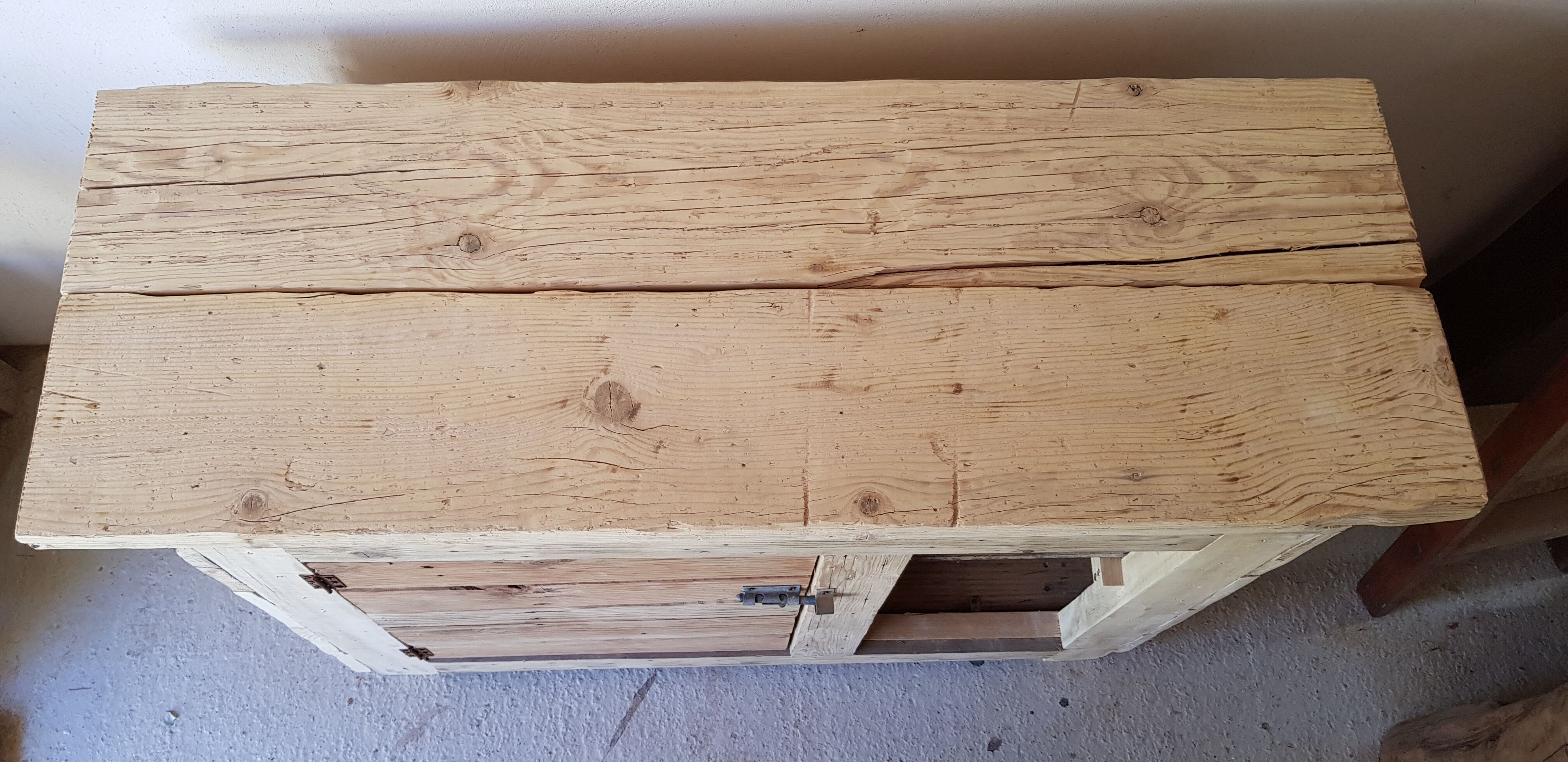 Former workshop workbench