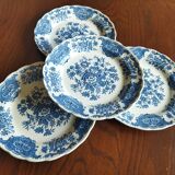 4 Ridgway "Windsor" English dessert plates