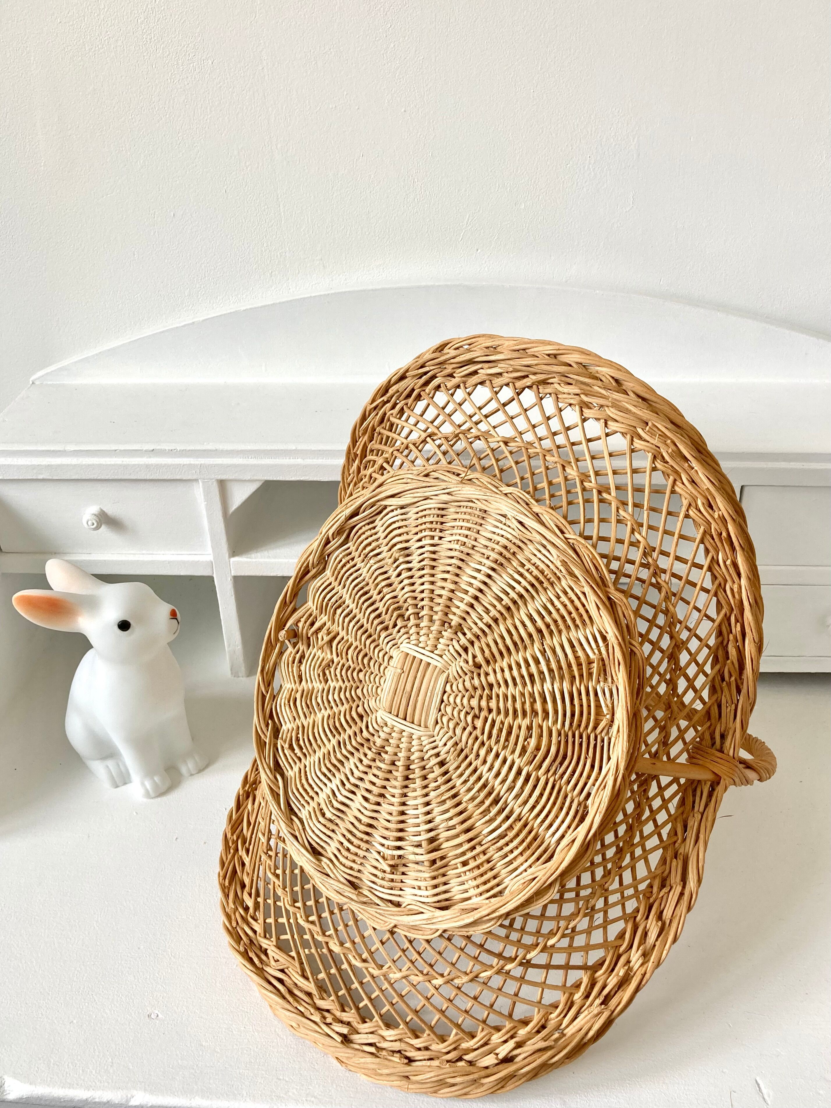 Vintage wicker basket