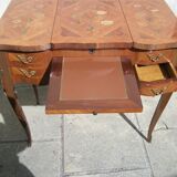 Inlaid and bronze dressing table