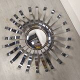Miroir soleil inox 1970