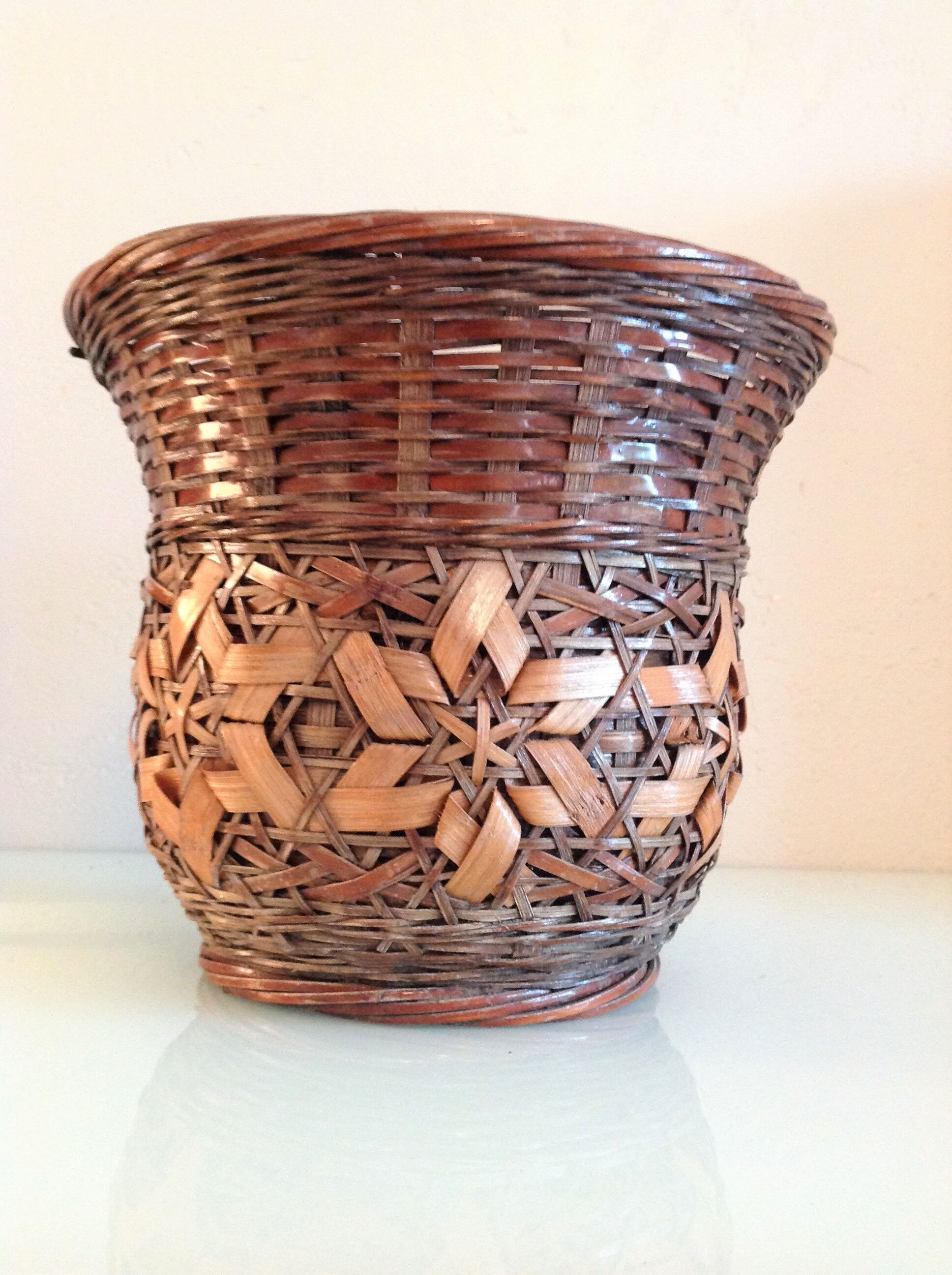 Braided wicker pot cover 60/70