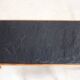 Brutalist Scandinavian coffee table, slate top.