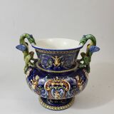 Medici shaped vase in gien earthenware