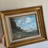 Painting reproduction of Monet the basins of Argenteuil