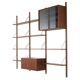 Teak modular shelving unit, Danish design, 1970s, made in Denmark