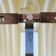 Frosted glass wall light in Art Deco style from the 1980s.