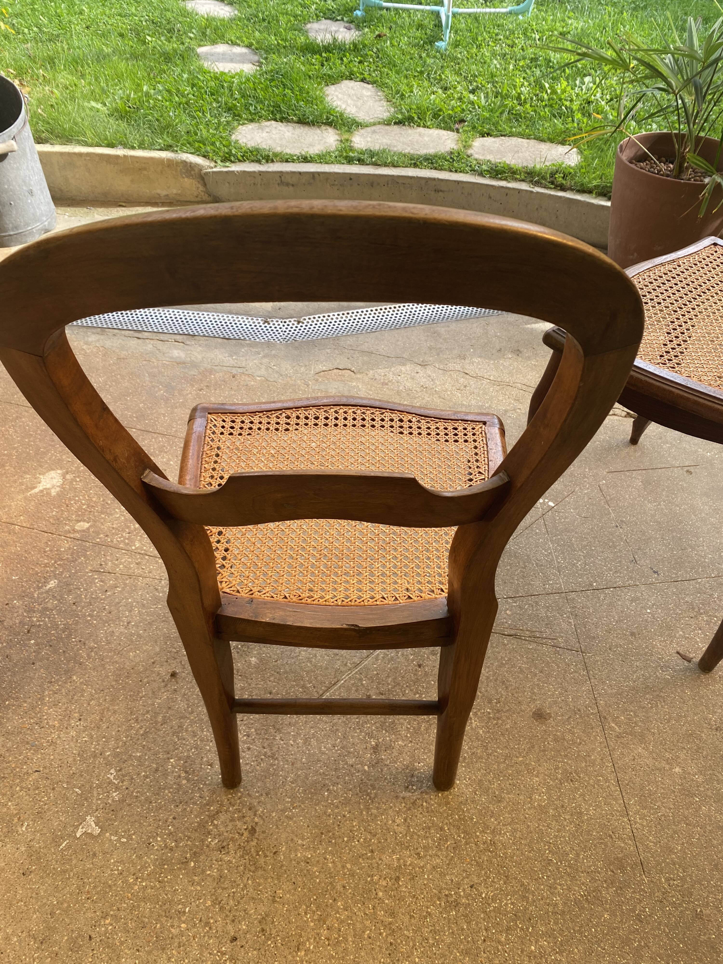 Lot 2 cannage chairs