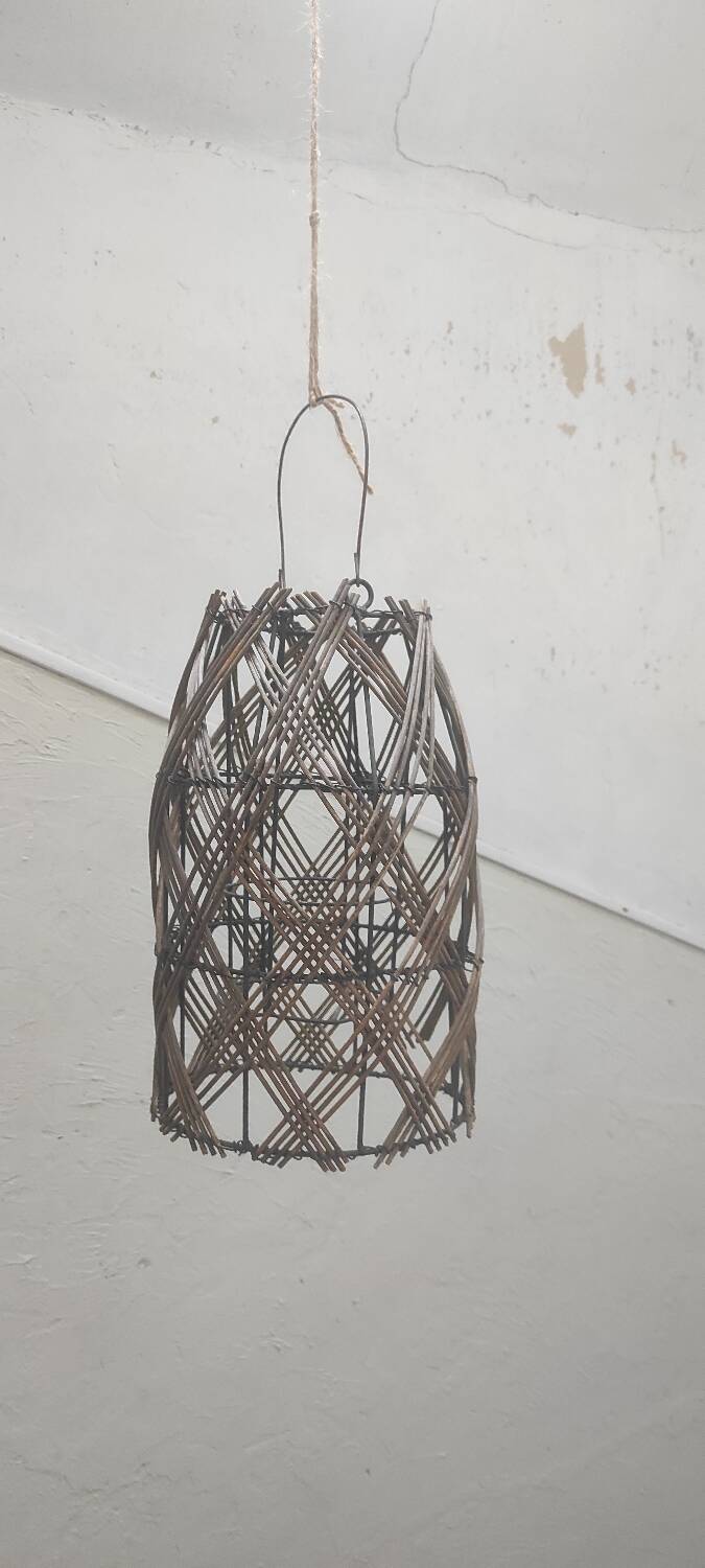 Rattan pendant light