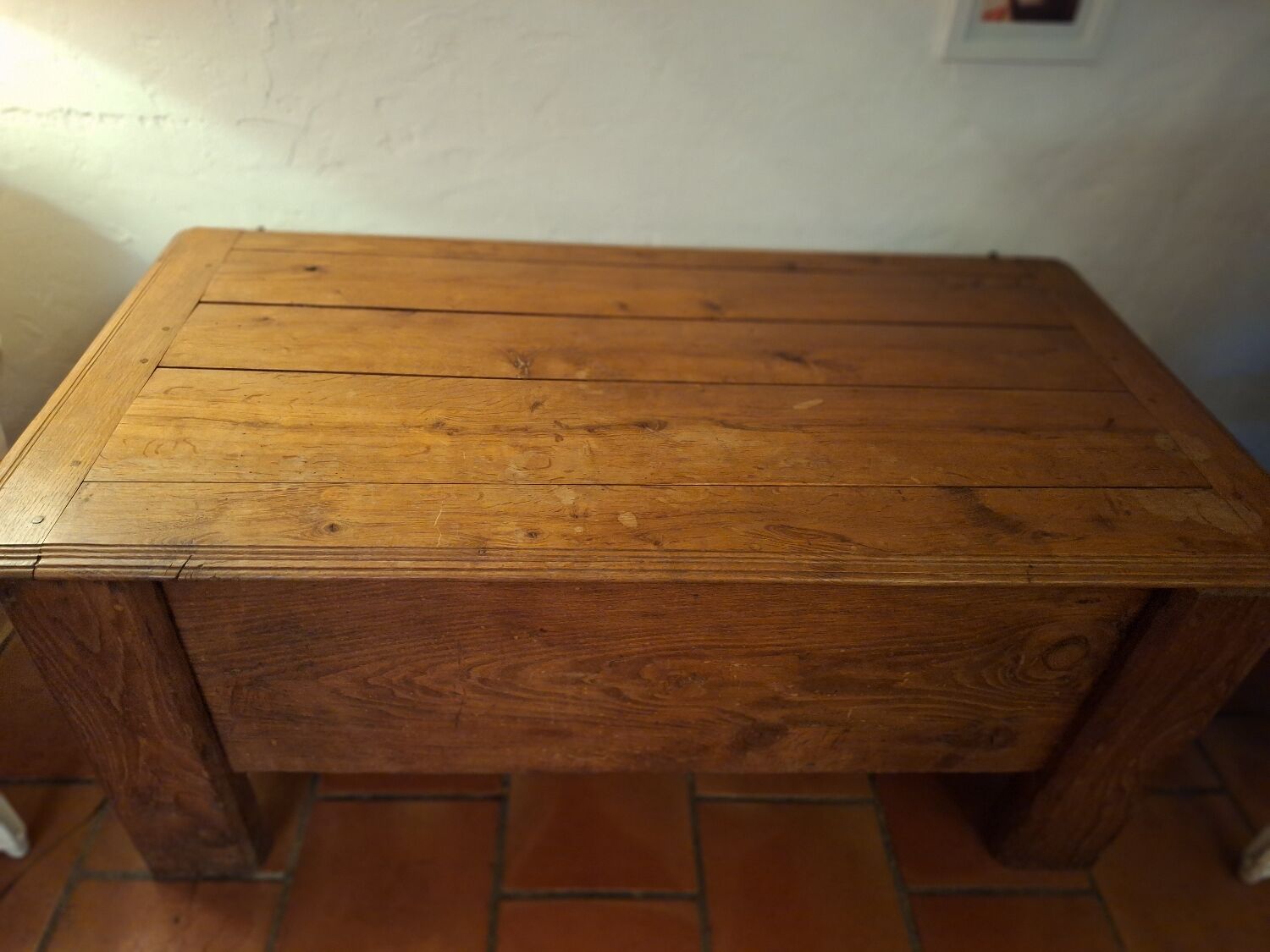 Solid oak chest/bin