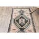 1970s Turkish Oushak Handmade Wool Cotton Orange Runner Rug 92x331