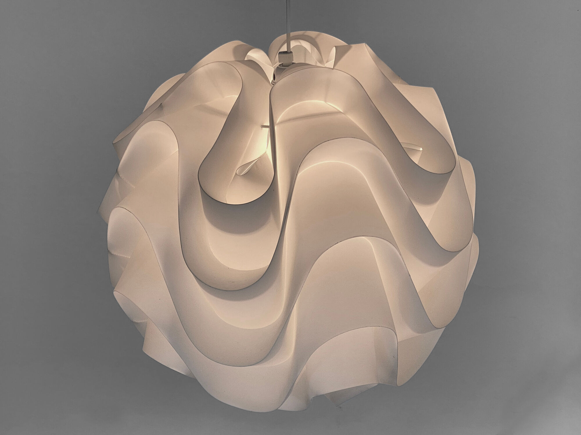 Pendant light P172 by Poul Christiansen for Le Klint, Denmark 1970s