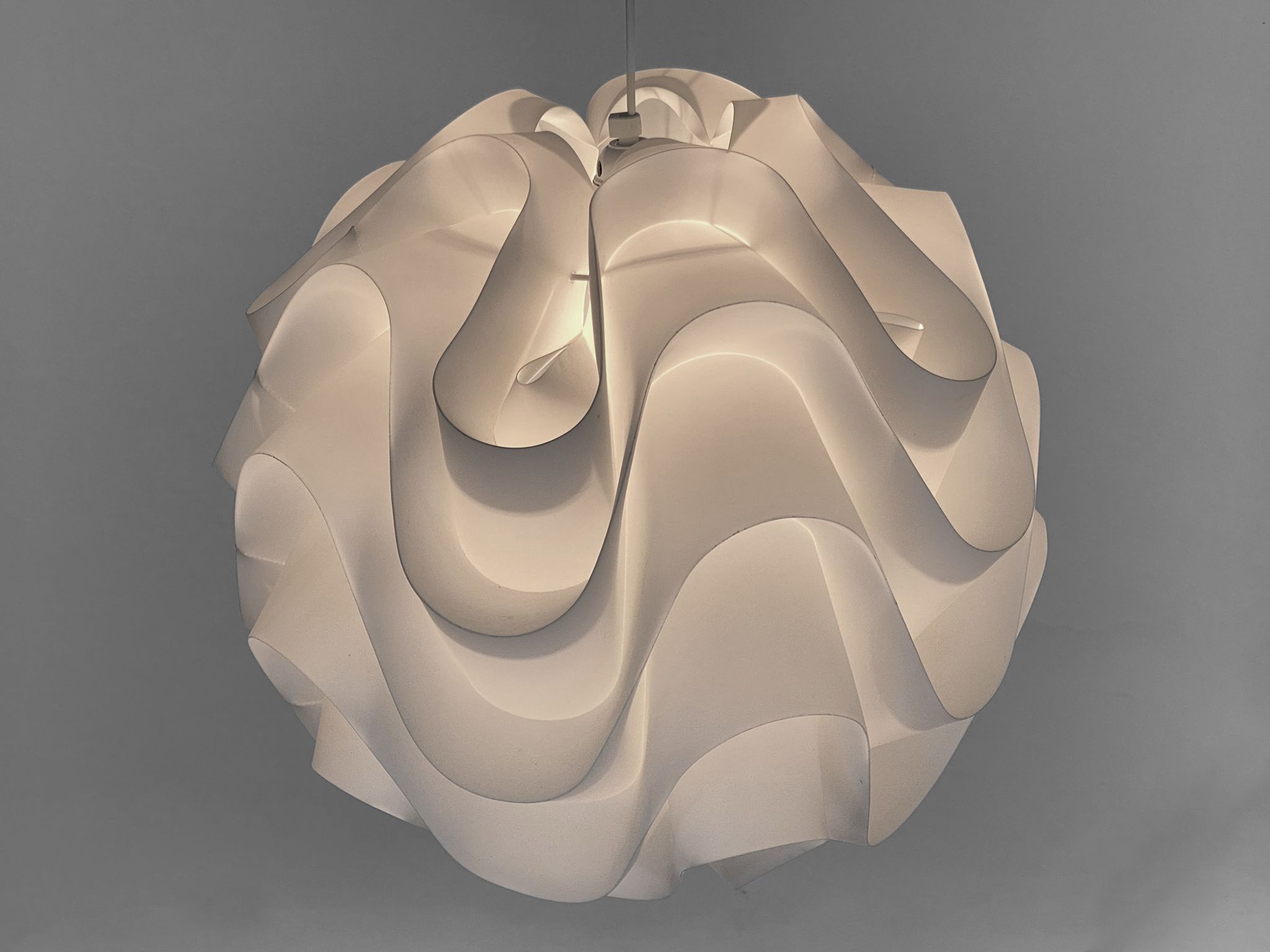 Pendant light P172 by Poul Christiansen for Le Klint, Denmark 1970s