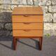 EUROPA vintage drawer unit, bedside table, end table, small chest of drawers