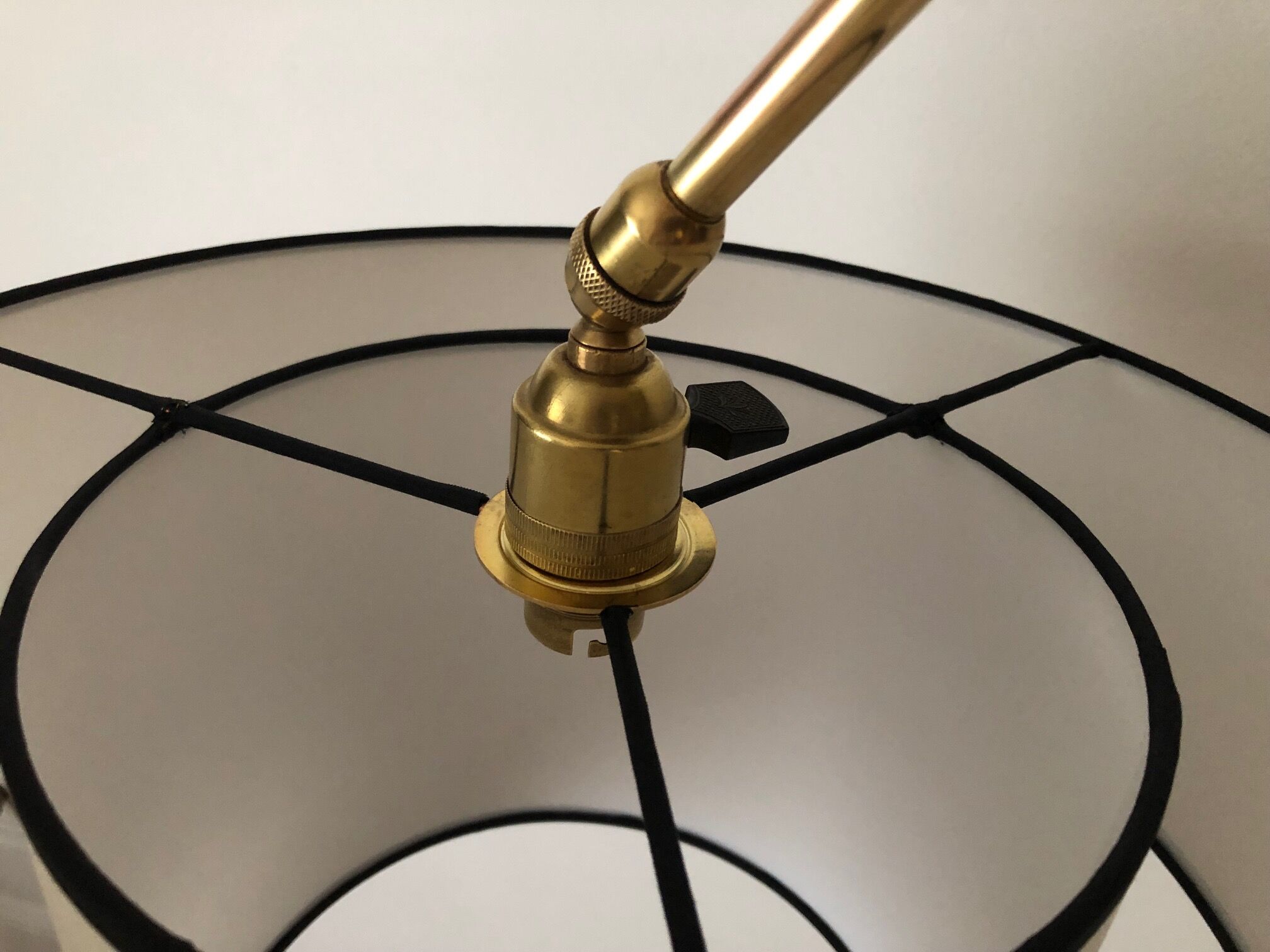 Triple floor lamp rises down 1950-1960