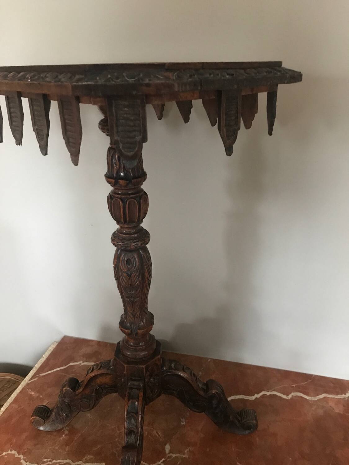 Very beautiful neo-Gothic bench