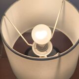 Silver-plated metal table lamp by Jean Curti, 1970