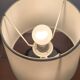 Silver-plated metal table lamp by Jean Curti, 1970