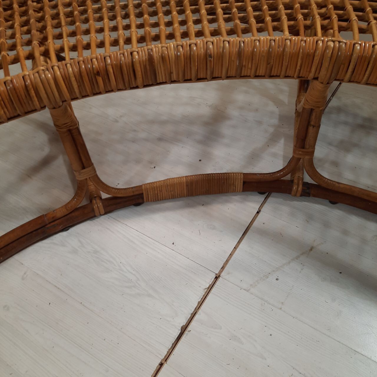 Living room - sofa, pair of armchairs - bamboo