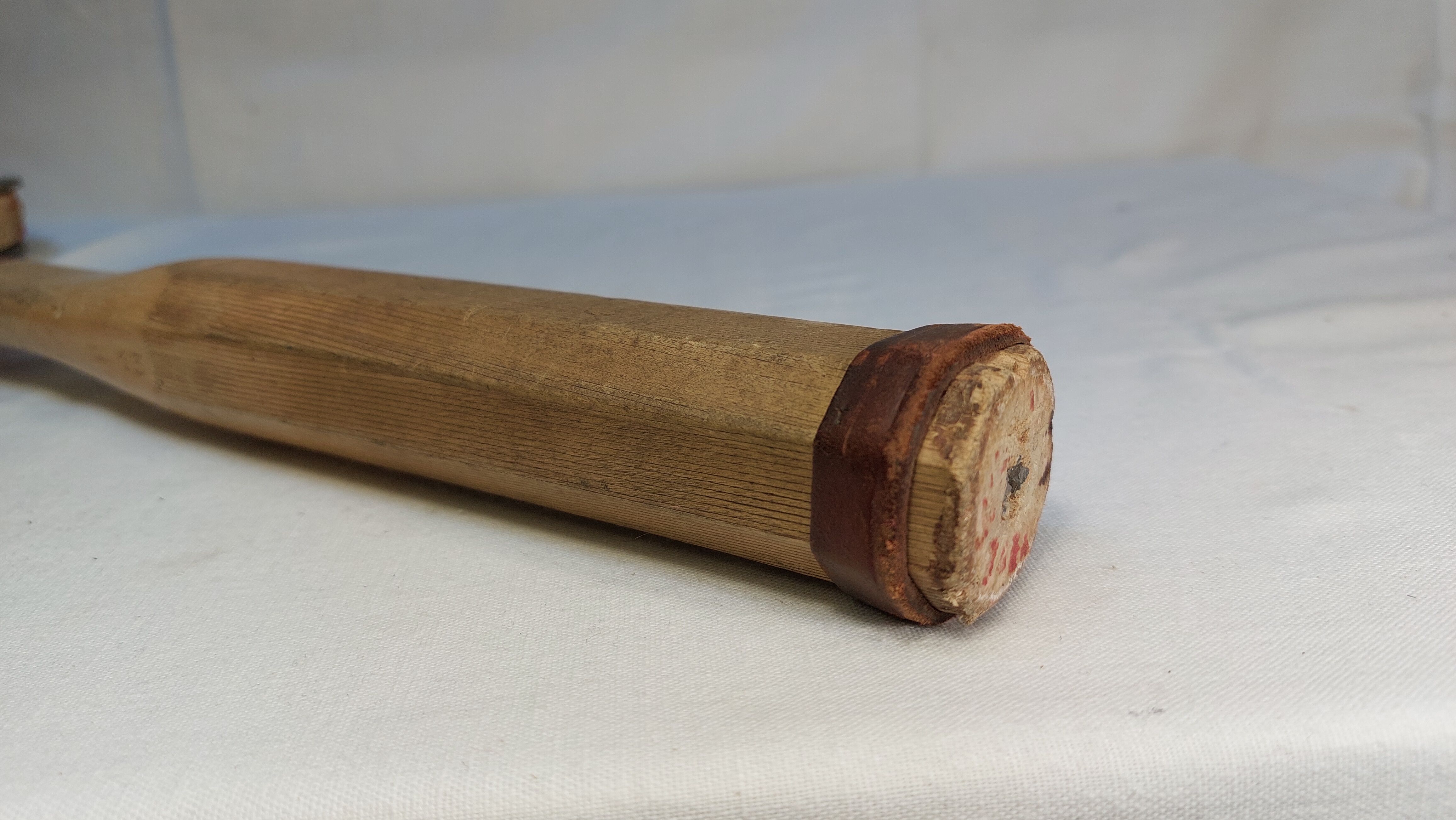 Old wooden tennis racket doria special