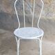 Paire de chaises de jardin en fer