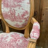 Louis XVI medallion armchair