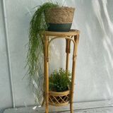 Rattan plant holder