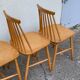 Scandinavian chairs Pinnstol ZPM Radomsko 1950